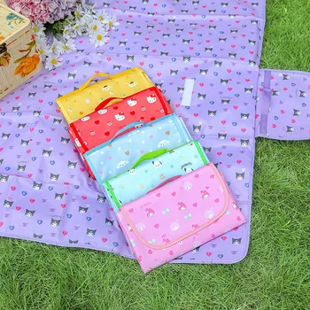 Нов сгъваем водоустойчив и влагоустойчив, отговарят на високи подложка за пикник Sanrio cartoonfoldable за детски разходки, възглавница за игри на закрито, моющийся текстилен мат
