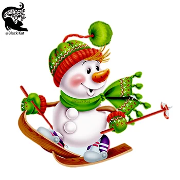 Нов Студен Коледен Снежен човек на Ски Режещи Удари Noel Winter Kids Метал САМ Шаблони За Scrapbooking Подарък Карта на плавателни съдове