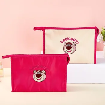 Нова косметичка Disney bear с анимационни сладък мечок, преносима чанта за съхранение на козметиката