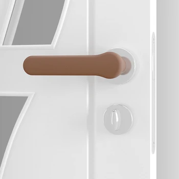 Нова силиконова дръжка Врата, ръкав Писалка за стаи, определени за защита от сблъсък с дете, аксесоари за Врати, повдигач, ръкавици за защита на