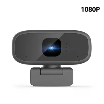 Нова уеб камера HD 1080P 720P Преносима камера мини за уеб геймъри за КОМПЮТЪР, лаптоп, преносим компютър, USB-микрофон, конферентна зала, Webcan
