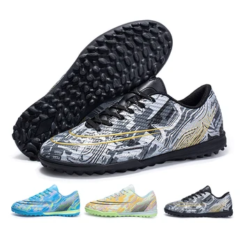 Нови футболни обувки с неплъзгащи TF висококачествена изкуствена трева на открито, футболни спортни обувки за мъже и жени, детски спортни маратонки
