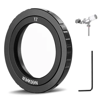 Ново, Т-образен пръстен с резба M42, Съвместимо с 35-мм камери и телескопи Canon EOS, преходни пръстен за обектива EOS-1V 1N 5D Mark IV