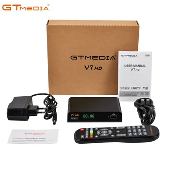 Оригинален сателитен приемник GTMEDIA V7HD V7 HD DVB-S S2 S2X Поддържа CCAM IKS AVS + VCM/ACM/multithreading/T2MI Youtube, Youporn