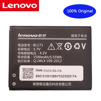 Оригинална батерия 1500 ма BL171 Батерия за мобилен телефон за Lenovo A319 A356 A368 A370e A376 A60 а a65 A500 A390 A390T BL 171 Телефон