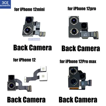 Оригиналната задна камера за iPhone X XS Max Xr 11 12 Pro max 12 mini Задната част на основната камера Подмяна на flex кабел лента