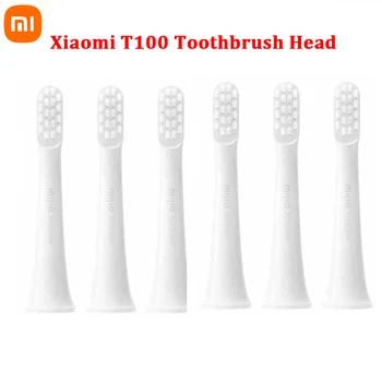 Оригинални глави за електрическа четка за зъби Xiaomi Mijia T100, сменяеми глави за почистване на зъби, четка за зъби Sonic T100 за дълбоко почистване на устната кухина