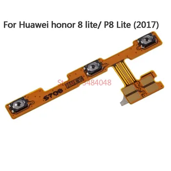 Оригиналния гъвкав кабел за бутони за включване, изключване и регулиране силата на звука за Huawei Honor 8 Lite / P8 Lite (2017)