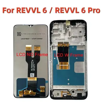 Оригиналът е за T-Mobile REVVL6 T Phone 5G LCD дисплей С Рамката на Екрана Тъчпад Дигитайзер За REVVL 6 Pro LCD TPhone Pro 5G Дисплей