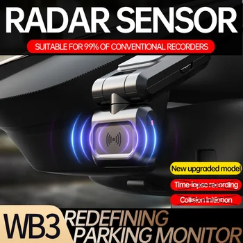 Партньор за наблюдение на паркинг за радар Dash Cam и комплект кабелна оборудване за 24-часов монитор за паркиране на кола, Подходящ за различни видеорегистраторов Ccar