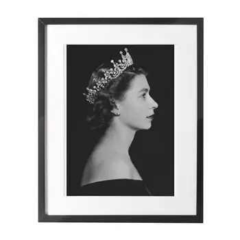 Плакат на кралица Елизабет II Юниън Джак Кралица-майка на Кралското Семейство Короната на Плакат Печат на Кралския портрета на Кралица Елизабет II
