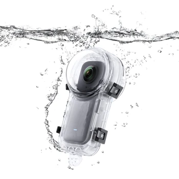 Подходящ за Insta360 X3 Full Stealth Dive Case 360 градуса Full Stealth Нов 50-метров водоустойчив калъф