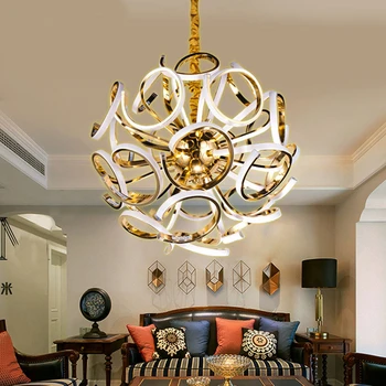 Постмодернистский led окачен лампа Led тавана лампа Модерен Прост Модерен дизайн Глобус за вътрешно осветление на хола ресторант