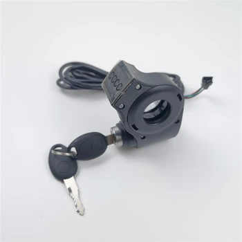 Практичен пусков превключвател с ключ за прекъсване на захранването в събирането, цифров индикатор на напрежение за электромобиля-скутер