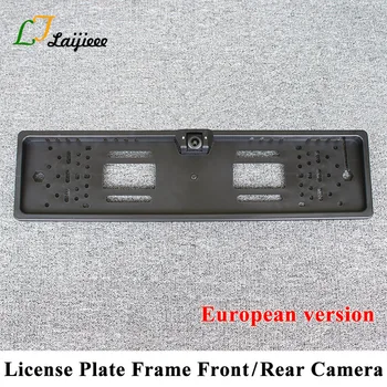 Предна Камера за обратно виждане в Рамката на Регистрационен номер от Европейската версия / Широка Резервна Камера за Задно виждане Fisheye HD Нощно виждане за Обратно виждане