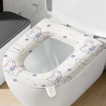 През зимата Ева тоалетна делото баня топло седалка за тоалетна водоустойчив седалка за тоалетна покриване на мат водоустойчив подвижна седалка за тоалетна мат