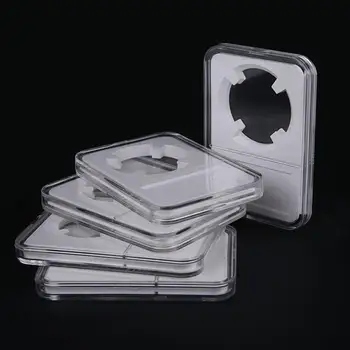 Прозрачна акрилна кутия за дискове, за да събира монети PCCB, второ поколение, контейнери за събиране на монети, стоки за дома 40 мм