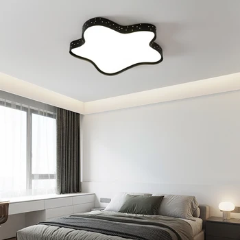 Прости модерни led таван, осветителни тела под формата на облак с петолъчна звезда, таван, осветителни тела за детска стая, спалня, кабинет, лампи за интериор, осветителни тела