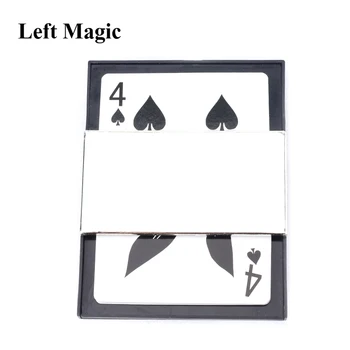 Рамка за карти, магически трикове, Исчезающая и подменяйки картата, Магически подпори за магьосник, Илюзия близък план, Трик, Ментализм Класически