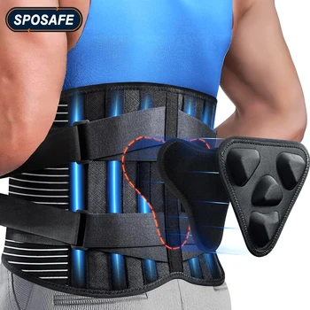 Регулируема Превръзка за облекчаване на болки в гърба с 3D Лумбална Покритие, 6-Кратно Лумбална Поддържащ Колан-за Мъже И Жени при Грыже на Междупрешленния диск, Ишиас