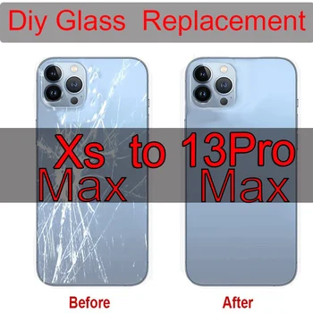 Ремонт на капака на отделението за батерията за iPhone Xsmax Like 13Promax Подмяна на повредени стъкло на Задната корица за Xs max 6.5 