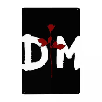 Ретро Depeche Cool Mode Електронен Рок Метална Табела Потребителски Тенекеджия Стикери Yard Man Cave Bar Декоративно Изкуство