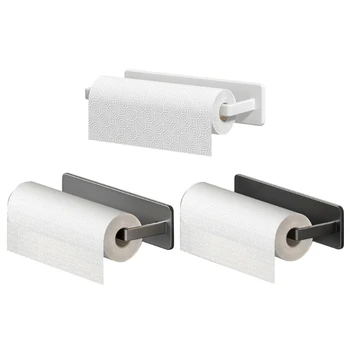 Стойка за рула с хартия 50JC, ефективен скоба за тоалетна хартия, удобно решение за съхранение, въглеродна стомана за кухня и баня