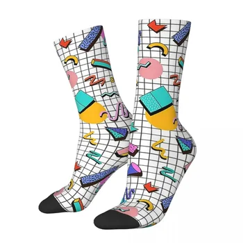 Страхотни Чорапи с Шарките на 80-те години на Осемдесетте Години в Стил Мемфис, Чорапи в Стил Харадзюку, Всесезонни Чорапи, Аксесоари за Мъже И Жени, Подаръци