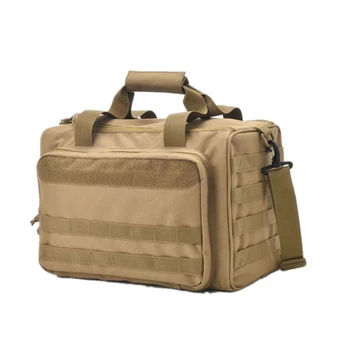 Тактически аксесоари Тренировъчен Стрелбище Аксесоари за стрелба с Военно-тактическа чанта за пистолет Водоустойчива чанта през рамо