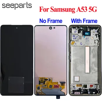 Тествано Работи За Samsung Galaxy а a53 5G LCD дисплей С touch Screen Digitizer в събирането на а a53 LCD SM A536B A536U Дисплей
