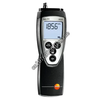 Тестер за налягане и дебит Testo 512 от 0 до 2 ГПа Цифров Манометър Измерване на диференциално налягане 0560 5126
