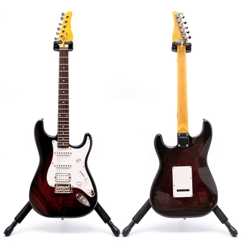 Традиционна електрическа китара с две электрогитарами по поръчка, популярна електрическа китара с едно разклащане