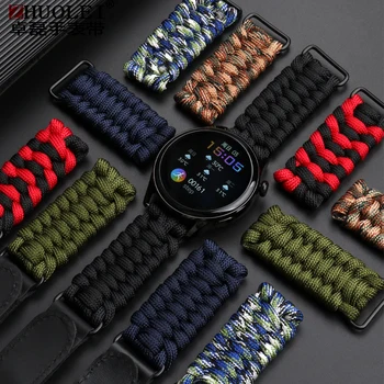 Тъкани Найлон Смарт Каишка За Huawei GT2 Pro watch3/3pro GT2e Каишка За часовник Samsung S3 HONOR Взаимозаменяеми Каишка 22 мм