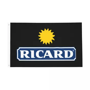 Търговски знамена Ricard Двустранен външен банер Ricard всички сезони Декор на стените в дома стая в общежитието на 90x150 см