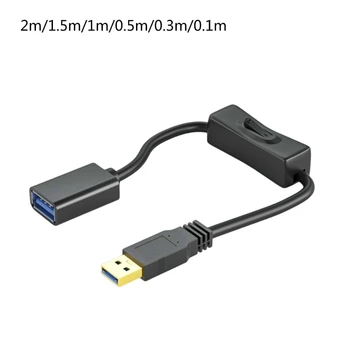 Удлинительный кабел E56B USB3.0 с директен глава за led лампи USB вентилатор
