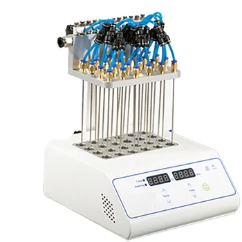 Уред за продухване със сух азот Концентрация на пробата 12-битов уред за продухване със сух азот