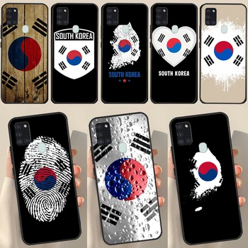Флаг на Южна Корея за Samsung Galaxy A34 A54 A14 A71 A51 A31 A11 A12 A22 A32 A52 A72 A50 A13, а a53 Калъф