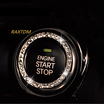 Халка за ключове за запалване с кристали, за да стартирате двигателя на автомобил Honda Accord, Civic Mugen CR-V Fit 2011 2012 2013