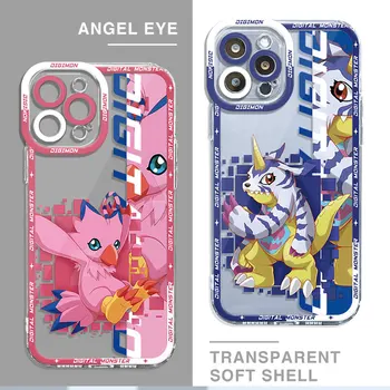Цифров Чудовище Digimon Калъф За Телефон Xiaomi Mi Poco X3 NFC X4 X5 M3 M4 Pro 11 Lite 11T Pro и Чанта Прозрачна Мека Корица