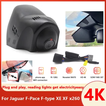 Щепсела и да играе Автомобилен Видеорекордер Wifi Камера за 4K HD Dash Cam video Recorder Оригинален За Jaguar F-Pace F-type XE XF x260 2016 2017 2018 2019
