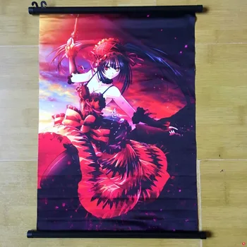Японското Аниме Начало Декор Среща на Живо Токисаки Куруми 40x60 см стенен плакат Текстилен Прокруточный плакат