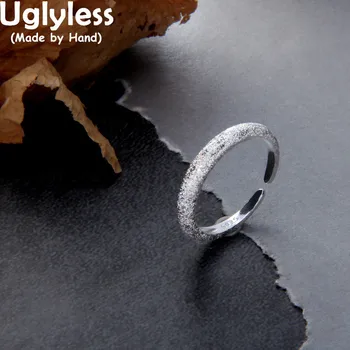 Ярки сребърни пръстени, без деформации за жени, фини пръстени от сребро 925 проба, украса за готините момичета, неутрални модни пръстени